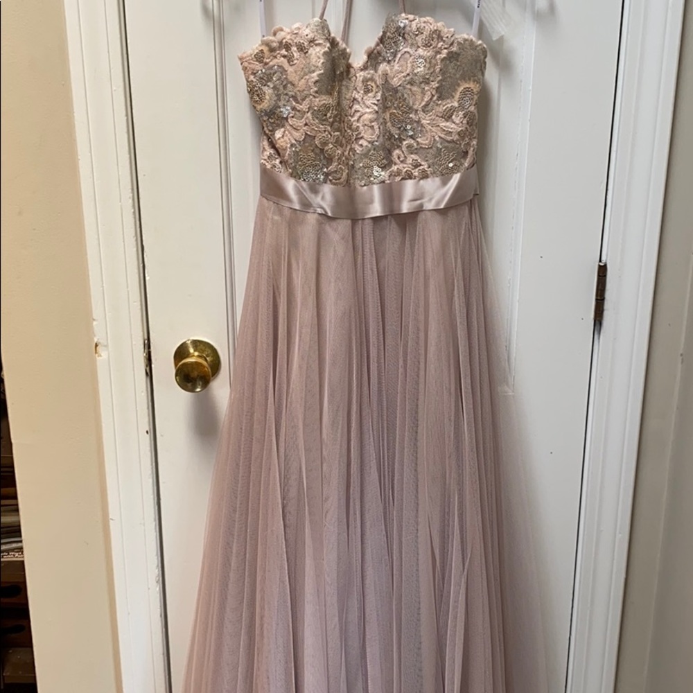 WATERS and WATERS strapless tool dress